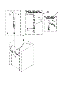 Washer Water System parts for Kenmore Washer Dryer Combo 110.88732793 (11088732793, 110 88732793) from AppliancePartsPros.com