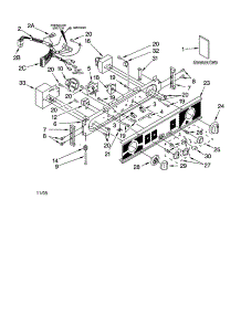 Washer / Dryer Control Panel Parts parts for Kenmore Washer Dryer Combo 110.88732795 (11088732795, 110 88732795) from AppliancePartsPros.com