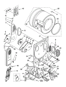 Dryer Bulkhead Parts parts for Kenmore Washer Dryer Combo 110.88732796 (11088732796, 110 88732796) from AppliancePartsPros.com