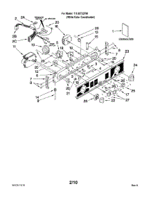 Washer / Dryer Control Panel Parts parts for Kenmore Washer Dryer Combo 110.88732798 (11088732798, 110 88732798) from AppliancePartsPros.com