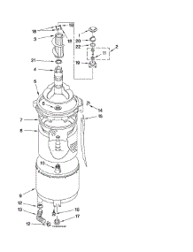 Tub And Basket Parts parts for Kenmore Washer Dryer Combo 110.88732798 (11088732798, 110 88732798) from AppliancePartsPros.com