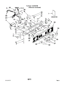 Washer / Dryer Control Panel Parts parts for Kenmore Washer Dryer Combo 110.88732799 (11088732799, 110 88732799) from AppliancePartsPros.com