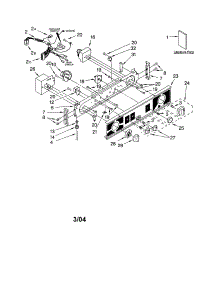 Washer / Dryer Control Panel parts for Kenmore Washer Dryer Combo 110.88752792 (11088752792, 110 88752792) from AppliancePartsPros.com
