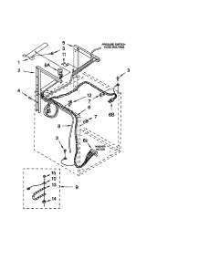 Dryer Support And Washer parts for Kenmore Washer Dryer Combo 110.88752793 (11088752793, 110 88752793) from AppliancePartsPros.com