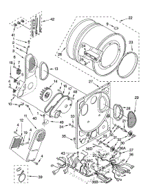 Dryer Bulkhead Parts parts for Kenmore Washer Dryer Combo 110.88752794 (11088752794, 110 88752794) from AppliancePartsPros.com