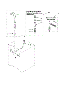 Water System Parts parts for Kenmore Washer Dryer Combo 110.88752798 (11088752798, 110 88752798) from AppliancePartsPros.com