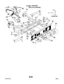 Washer / Dryer Control Panel Parts parts for Kenmore Washer Dryer Combo 110.88752798 (11088752798, 110 88752798) from AppliancePartsPros.com