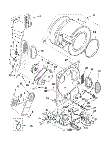 Dryer Bulkhead Parts parts for Kenmore Washer Dryer Combo 110.88752798 (11088752798, 110 88752798) from AppliancePartsPros.com