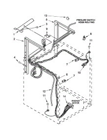 Dryer Support And Washer Parts parts for Kenmore Washer Dryer Combo 110.8875279A (1108875279A, 110 8875279A) from AppliancePartsPros.com