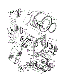 Dryer Bulkhead Parts parts for Kenmore Washer Dryer Combo 110.8875279A (1108875279A, 110 8875279A) from AppliancePartsPros.com