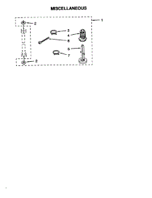 Miscellaneous parts for Kenmore Washer Dryer Combo 110.88754791 (11088754791, 110 88754791) from AppliancePartsPros.com