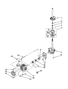 Brake / Clutch / Gearcase / Motor / Pump parts for Kenmore Washer Dryer Combo 110.88754793 (11088754793, 110 88754793) from AppliancePartsPros.com