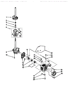 Motor And Pump parts for Kenmore Washer Dryer Combo 110.88762790 (11088762790, 110 88762790) from AppliancePartsPros.com