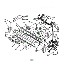 Washer / Dryer Control Panel parts for Kenmore Washer Dryer Combo 110.88764790 (11088764790, 110 88764790) from AppliancePartsPros.com