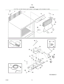 System parts for Kenmore Refrigerator 253.7482340D (2537482340D, 253 7482340D) from AppliancePartsPros.com