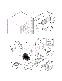 System parts for Kenmore Refrigerator 253.74854404 (25374854404, 253 74854404) from AppliancePartsPros.com
