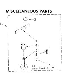 Miscellaneous Parts parts for Kenmore Washer 110.81446810 (11081446810, 110 81446810) from AppliancePartsPros.com