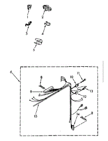 Wiring Harness Parts parts for Kenmore Washer 110.81476340 (11081476340, 110 81476340) from AppliancePartsPros.com