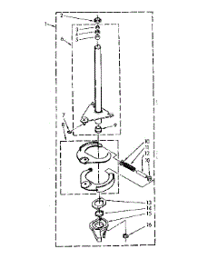 Brake And Drive Tube Parts parts for Kenmore Washer 110.81476340 (11081476340, 110 81476340) from AppliancePartsPros.com