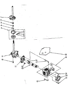 Brake, Clutch, Gearcase, Motor And Pump Parts parts for Kenmore Washer 110.81476400 (11081476400, 110 81476400) from AppliancePartsPros.com