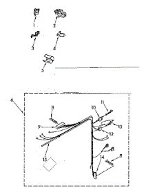 Wiring Harness Parts parts for Kenmore Washer 110.81476420 (11081476420, 110 81476420) from AppliancePartsPros.com