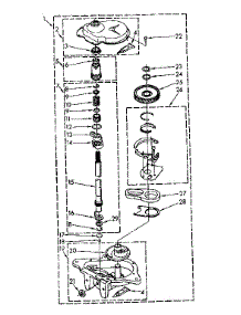 Gearcase Parts parts for Kenmore Washer 110.81476740 (11081476740, 110 81476740) from AppliancePartsPros.com