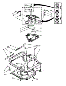 Machine Base Parts parts for Kenmore Washer 110.81620100 (11081620100, 110 81620100) from AppliancePartsPros.com