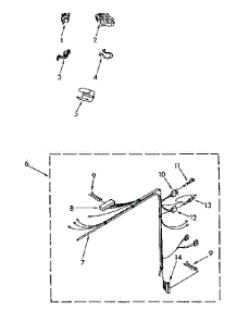 Wiring Harness Parts parts for Kenmore Washer 110.81620100 (11081620100, 110 81620100) from AppliancePartsPros.com