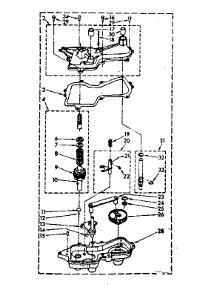 Gearcase Parts parts for Kenmore Washer 110.83380210 (11083380210, 110 83380210) from AppliancePartsPros.com