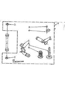 Miscellaneous Parts parts for Kenmore Washer 110.83381400 (11083381400, 110 83381400) from AppliancePartsPros.com