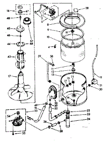 Tub And Basket Parts (Suds Only) parts for Kenmore Washer 110.83382110 (11083382110, 110 83382110) from AppliancePartsPros.com