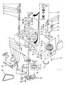 Drive Parts parts for Kenmore Washer 110.83382200 (11083382200, 110 83382200) from AppliancePartsPros.com