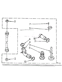 Miscellaneous Parts parts for Kenmore Washer 110.83382200 (11083382200, 110 83382200) from AppliancePartsPros.com
