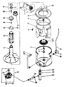 Tub And Basket Parts (Non-Suds Only) parts for Kenmore Washer 110.83382210 (11083382210, 110 83382210) from AppliancePartsPros.com
