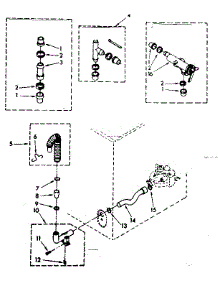 Water System Parts (Non-Suds Only) parts for Kenmore Washer 110.83382210 (11083382210, 110 83382210) from AppliancePartsPros.com