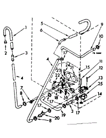 Water System Parts (Suds Only) parts for Kenmore Washer 110.83382410 (11083382410, 110 83382410) from AppliancePartsPros.com