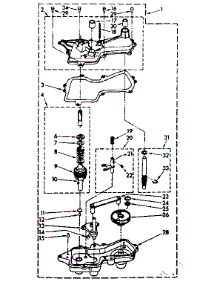 Gearcase Parts parts for Kenmore Washer 110.83382710 (11083382710, 110 83382710) from AppliancePartsPros.com