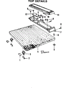 Top Details parts for Kenmore Dishwasher 587.700410 (587700410, 587 700410) from AppliancePartsPros.com