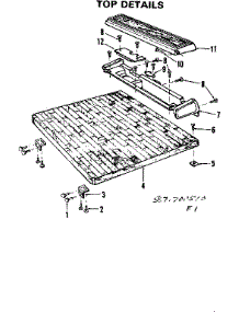 Top Details parts for Kenmore Dishwasher 587.700510 (587700510, 587 700510) from AppliancePartsPros.com