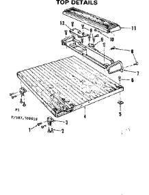 Top Details parts for Kenmore Dishwasher 587.700610 (587700610, 587 700610) from AppliancePartsPros.com