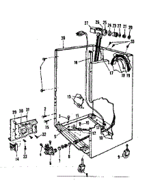 Frame Details parts for Kenmore Dishwasher 587.700711 (587700711, 587 700711) from AppliancePartsPros.com