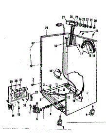Frame Details parts for Kenmore Dishwasher 587.700713 (587700713, 587 700713) from AppliancePartsPros.com