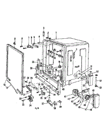 Tub Details parts for Kenmore Dishwasher 587.700714 (587700714, 587 700714) from AppliancePartsPros.com