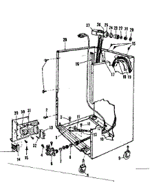 Frame Details parts for Kenmore Dishwasher 587.700714 (587700714, 587 700714) from AppliancePartsPros.com