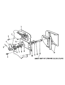Detergent Cup Details parts for Kenmore Dishwasher 587.701100 (587701100, 587 701100) from AppliancePartsPros.com