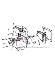 Detergent Cup Details parts for Kenmore Dishwasher 587.701500 (587701500, 587 701500) from AppliancePartsPros.com
