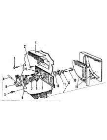 Detergent Cup Details parts for Kenmore Dishwasher 587.701501 (587701501, 587 701501) from AppliancePartsPros.com