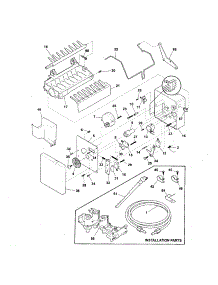 Ice Maker parts for Kenmore Refrigerator 253.56289407 (25356289407, 253 56289407) from AppliancePartsPros.com