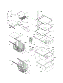 Shelves parts for Kenmore Refrigerator 253.5628940N (2535628940N, 253 5628940N) from AppliancePartsPros.com