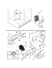System parts for Kenmore Refrigerator 253.56293400 (25356293400, 253 56293400) from AppliancePartsPros.com
